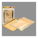 SACO COM 1 TRAVESSA RETANGULARES COM PAPEL DECORATIVO OURO 25X34C