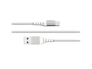 FORCE POWER - CABO USB A/USB- C REFORÇADO 2M - 3AMP BRANCO F15079