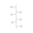 GRINALDA LED COMPACT INTERMITENTE BRANCO FRIO 750 LEDS IP44 CABO