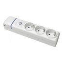 TOMADA TRIPLA DE SUPERFÍCIE T/TL 10/16A COM INTERRUPTOR LUMINOSO
