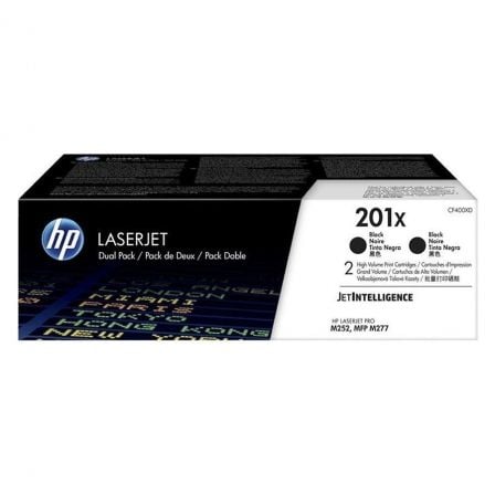 HP Conjunto de 2 Toners LaserJet Originais 201X Pretos de Elevado