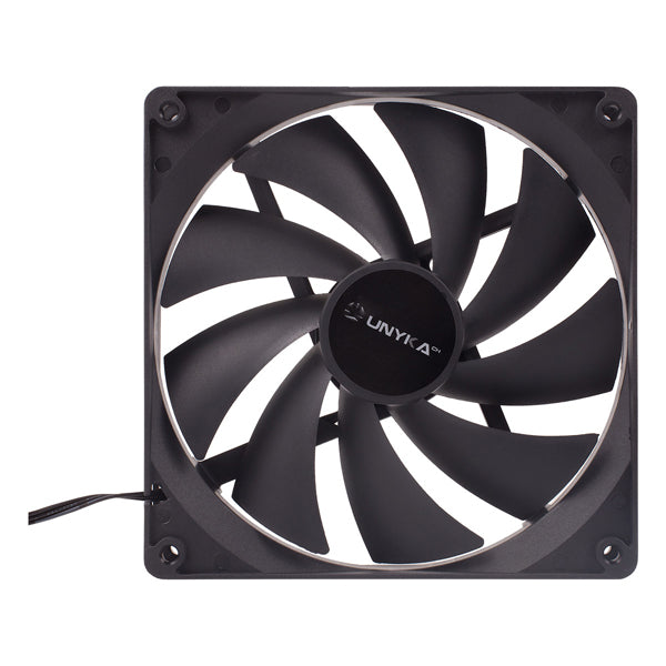 COOLER FAN 140MM BLACK 3PIN+PWM 2