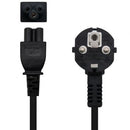 CABLE ALIMENTACIÓN TRÉBOL NANOCABLE 10.22.0302-L200 SCHUKO MACHO