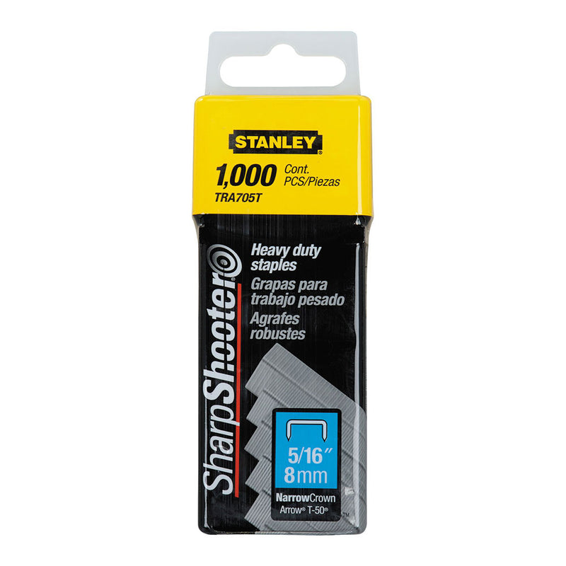 CAIXA 1000 AGRAFOS TIPO G (4/11/140) 8MM 1-TRA705T STANLEY