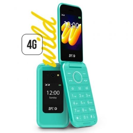 TELÉFONO MÓVIL SPC WILD PARA PERSONAS MAYORES 4G VERDE