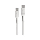 CABLE HUNE ECO USB-C A USB-C 300CM BLANCO NIEVE