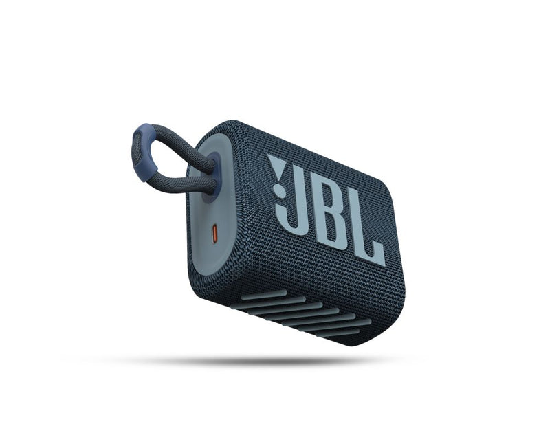 COLUNA PORTÁTIL JBL GO 3  BT IPX7 ,USB-C AZUL