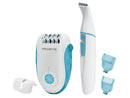 Rowenta EP2851F0 depiladora de arranque 24 pinças Azul, Branco