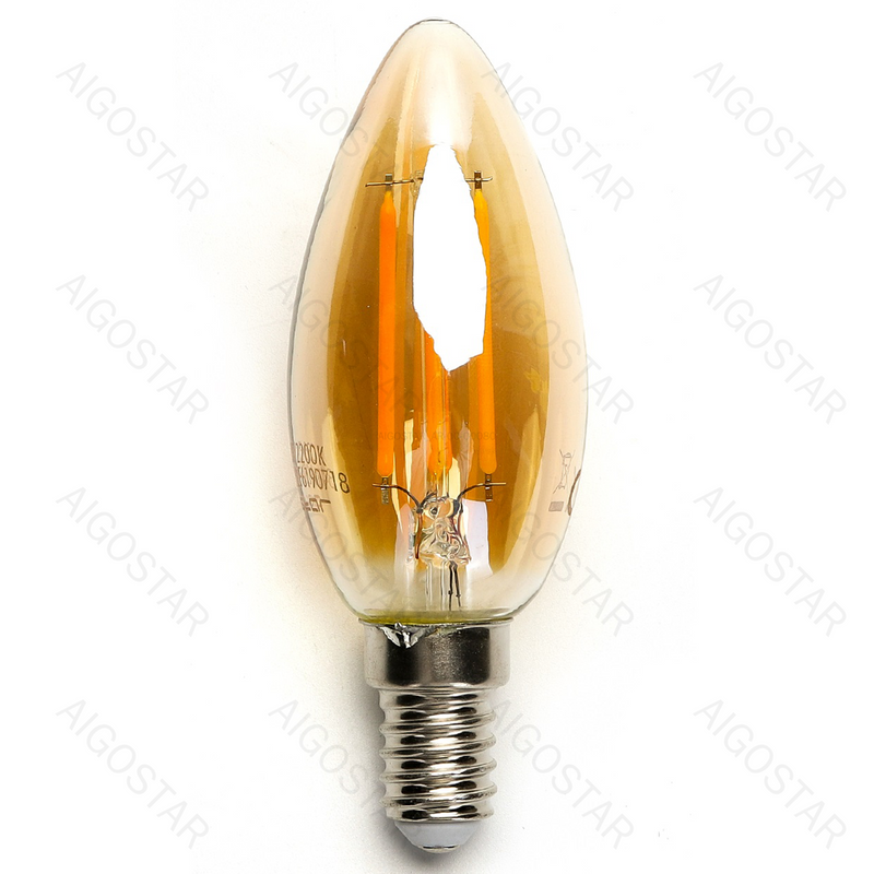 LED E14 C35 4W. LUZ QUENTE