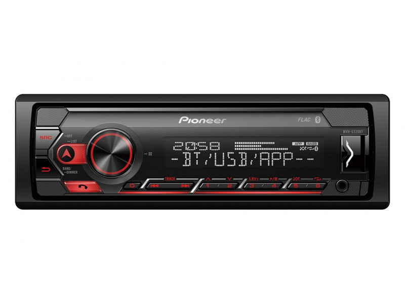 PIONEER AUTO RADIO RDS BLUETOOTH USB ILUM VERMELHA