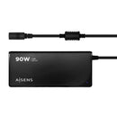AISENS ASLC-90WAUTO-BK adaptador e transformador Interior 90 W Pr