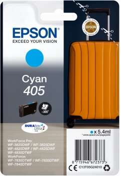 Epson Cyan 405 DURABrite Ultra Ink tinteiro 1 unidade(s) Compatív