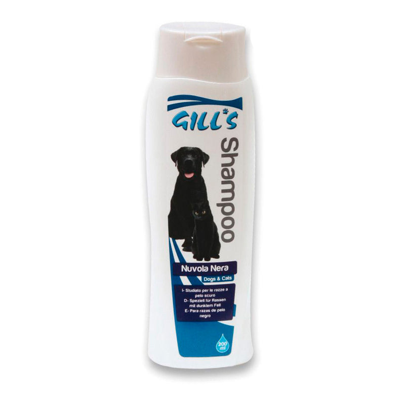 CHAMPÔ PARA ANIMAIS DE ESTIMAÇÃO ESPECIFICO PELO PRETO 200ML GILL