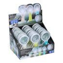 LUPA COM LUZ LED CORES SORTIDAS Ø6,5X1X14,5CM