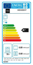 FORNO DE ENCASTRE TEKA HCB6531P INOX PIROLITICO (E)