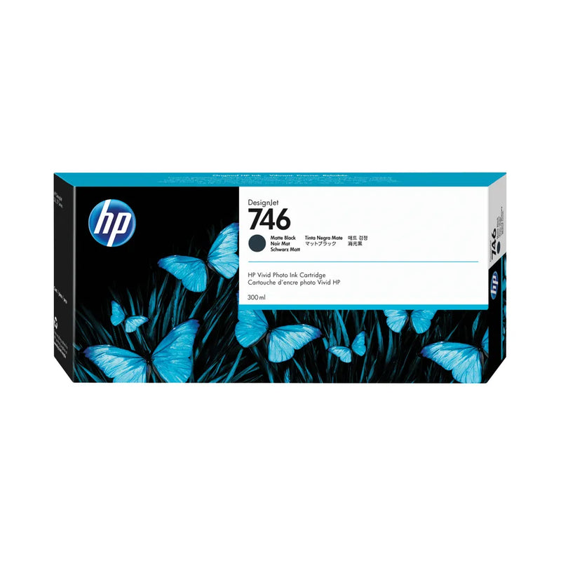 HP Tinteiro DesignJet 746 Preto Mate (300 ml)