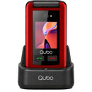 TELÉFONO MÓVIL QUBO X-247RDC 4G PARA PERSONAS MAYORES ROJO