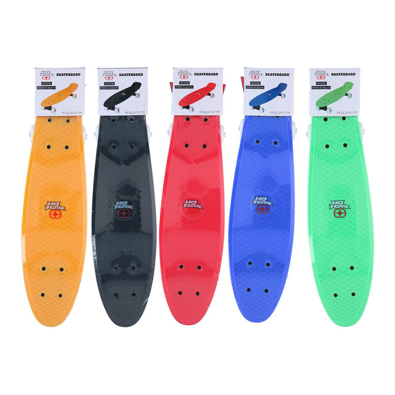 SKATEBOARD 57,2CM CORES VARIADAS NO FEAR