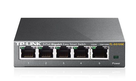 TP-Link TL-SG105E Não-gerido L2 Gigabit Ethernet (10/100/1000) Pr