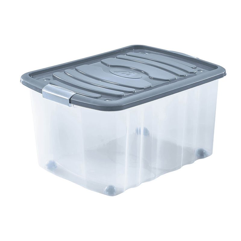 CAIXA DE ARMAZENAGEM COM TAMPA DE FECHO DUPLO ROLLER-BOX 45L