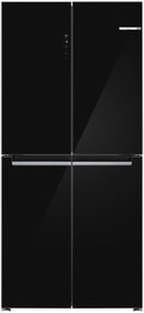 FRIGORÍFICO AMERICANO BOSCH KMC85LBEA NO FROST PORTAS VIDRO PRETO