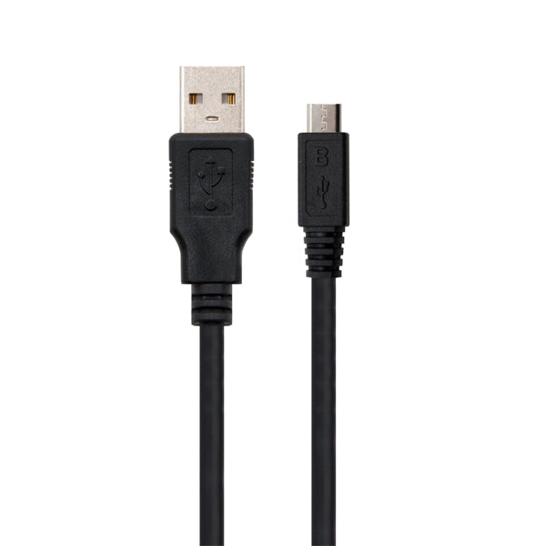 Ewent EC1019 cabo USB 1 m USB 2.0 Micro-USB A USB A Preto