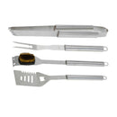KIT DE 4 UTENSÍLIOS PARA CHURRASQUEIRA