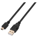 AISENS A101-0025 cabo USB 1,8 m USB 2.0 USB A Mini-USB B Preto