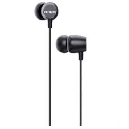 AURICULARES INTRAUDITIVOS AIWA ESTM-20BK CON MICRÓFONO JACK 3.5 N