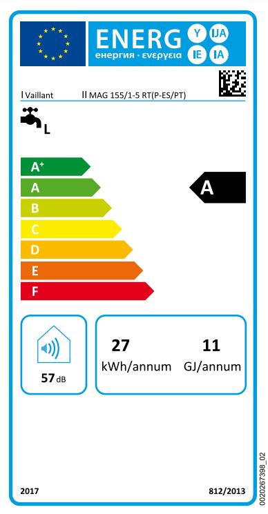 VAILLANT ESQUENTADOR ESTANQUE IGNIÇAO ELECTRONICA 15LT NAT