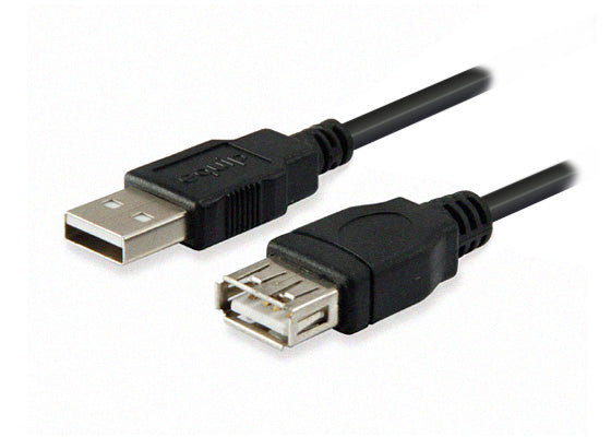 Equip 128852 cabo USB 5 m USB 2.0 USB A Preto