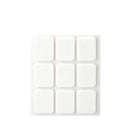 PACK 9 FELTROS ADESIVOS SINTETICOS BRANCOS, 29X23MM PLASFIX INOFI