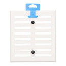 GRELHA REGULÁVEL ALUMINIO 0.8 BRANCO 170X190MM
