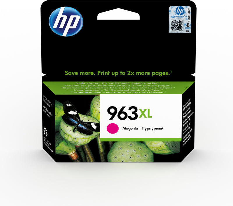 TINTEIRO HP 963XL HIGH YIELD MAGENTA ORIGINAL INK CARTRIDGE