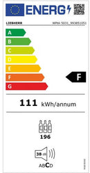 GARRAFEIRA 196 GARRAFAS LIEBHERR WPBLI 5031