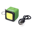 LANTERNA DE CUBO LED RECARREGÁVEL. COB 3W 300LM 1.000MAH COM USB