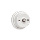 BOTÃO CAMPAINHA PORCELANA SUPERFICIE SERIE VINTAGE 10A 250V