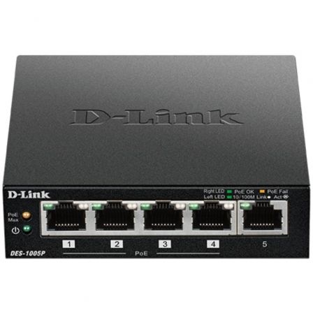 D-Link DES-1005P/E switch de rede Não-gerido L2 Fast Ethernet (10