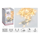 GRINALDA 48 LEDS LUZ QUENTE CABO TRANSPARENTE 4M