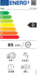 MAQUINA LAVAR LOIÇA ENCASTRE TEKA DFI46760