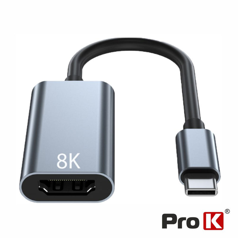 CABO ADAPTADOR USB-C MACHO  HDMI FÊMEA 8K PROK