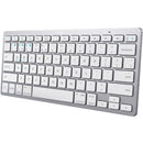 TECLADO COMPACTO INALÁMBRICO POR BLUETOOTH TRUST 24654 PLATA