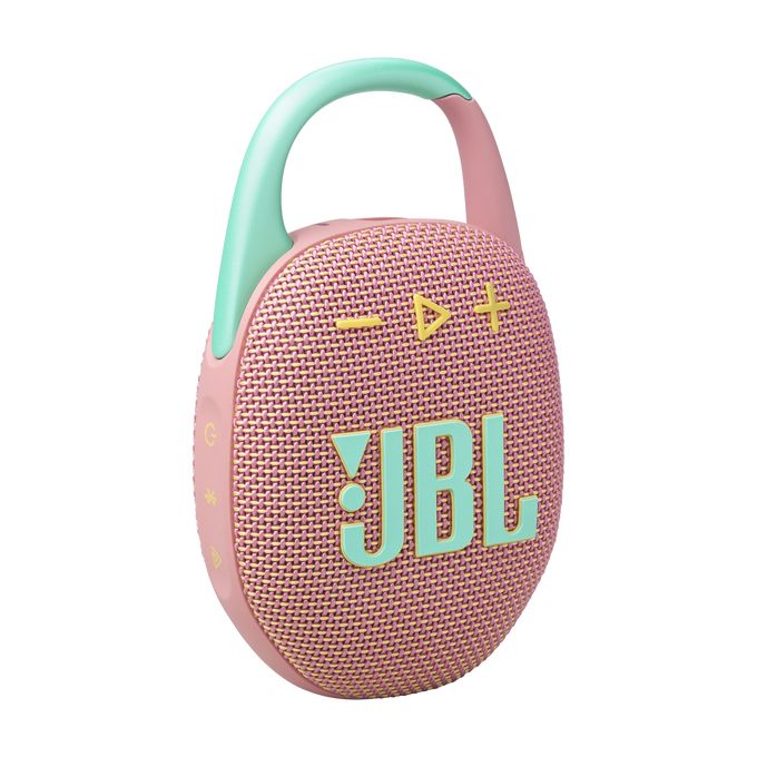 COLUNA PORTÁTIL JBL CLIP 5  BT IP67 ,USB-C ROSA