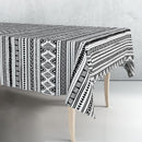 ROLO DE BORRACHA PRETO E BRANCO 140CM X 25M