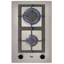 Teka EFX 30.1 2G AI AL IC Aço inoxidável Embutido 30 cm Gás 2 zon