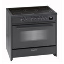 FOGÃO COM FORNO MEIRELES MONZA  E 912 BL 5 ZONAS VITROCERÂMICA