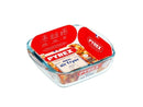 FORMA PYREX QUAD.20X17.1L.AF-211B100( 1 LITROS - 20 X 17 X 6 CM -