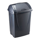 CAIXOTE DO LIXO COM TAMPA GREENLOOP CINZENTO ANTRACITE 10 L 26 X