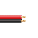 CABO PARALELO VERMELHO E PRETO ÁUDIO 2 X 1,50 MM EURO/M