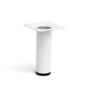 PÉ CILÍNDRICO DE AÇO. COR BRANCO. MOD. 401G. MEDIDAS Ø3X10CM 2-40